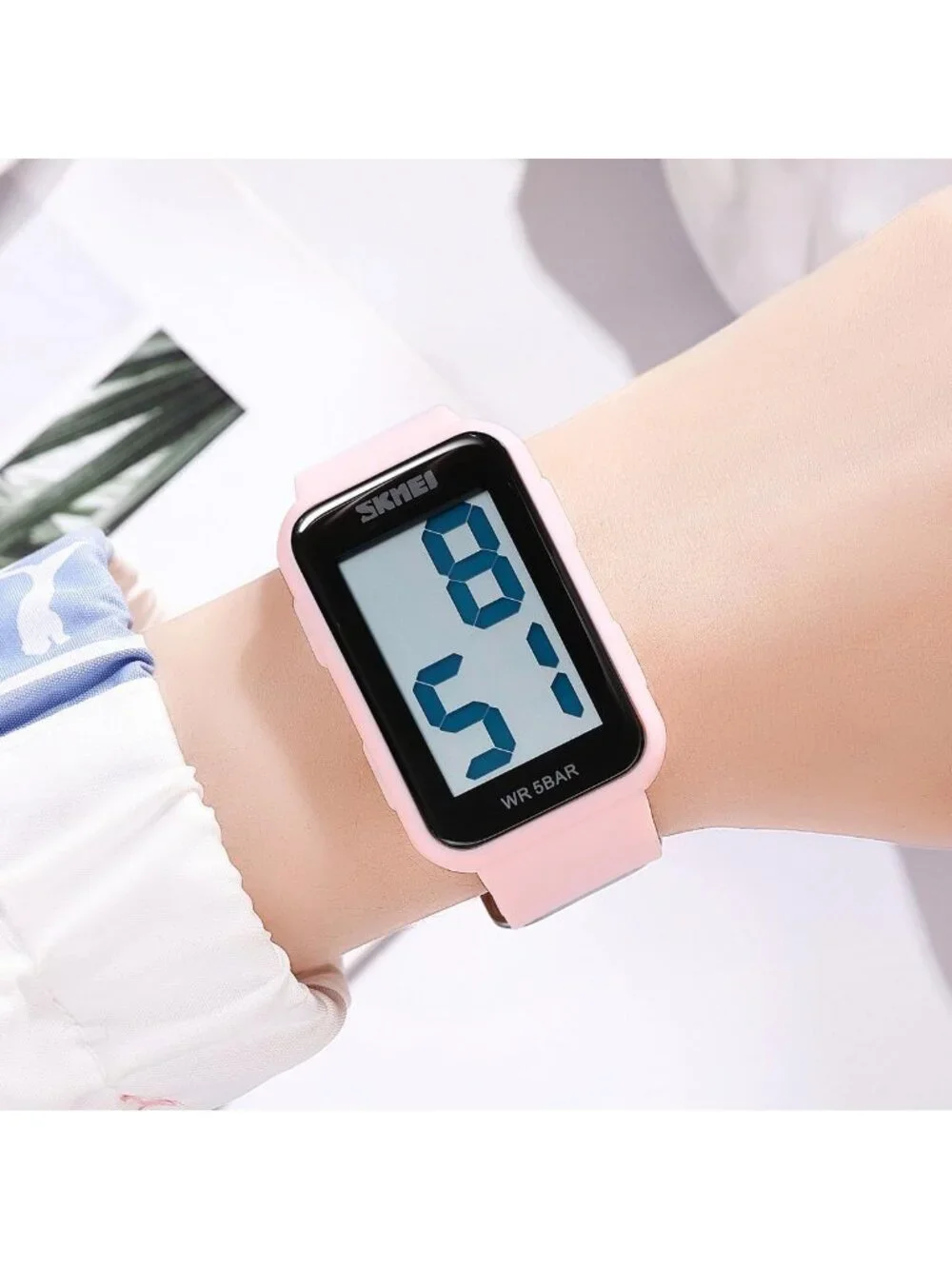 Stylish Waterproof Digital Watch with Large Display for Men & Women